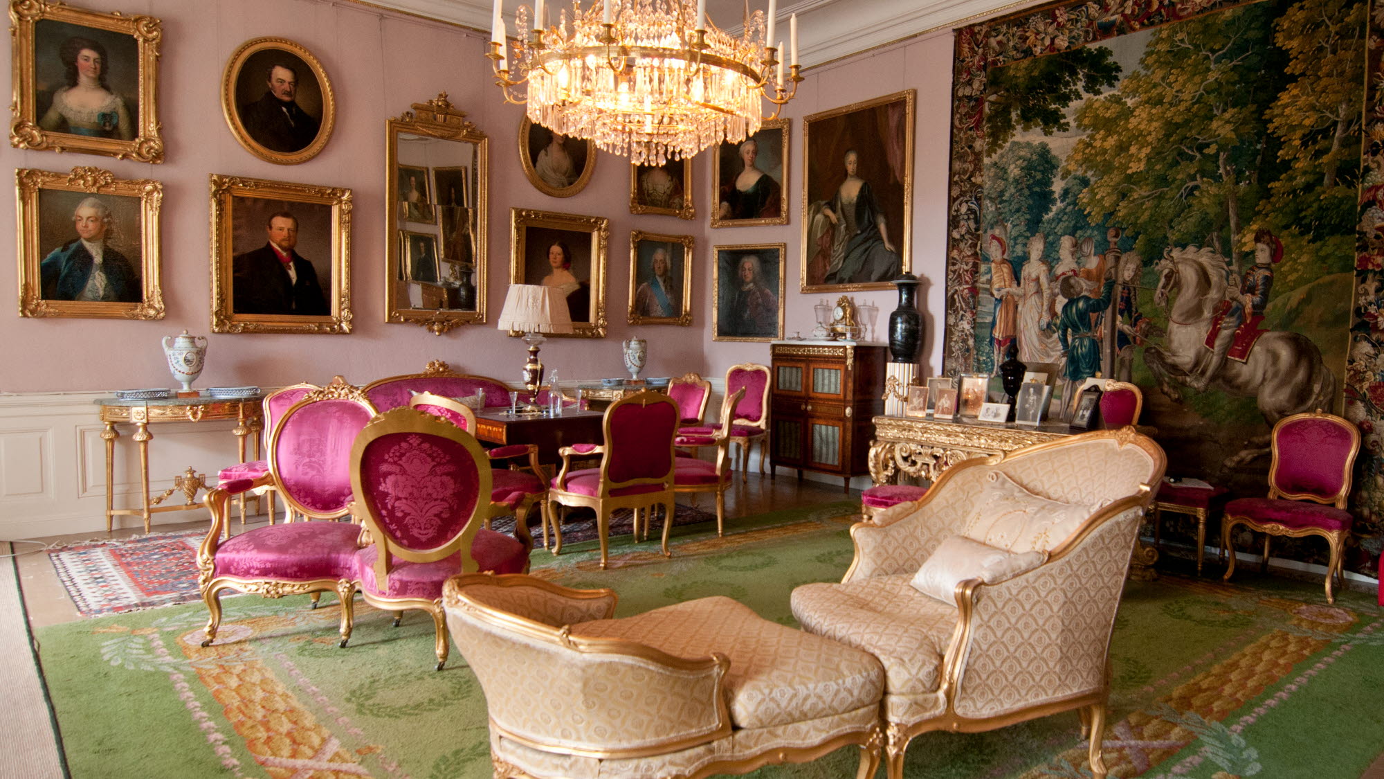 Löfstad slott interiör.