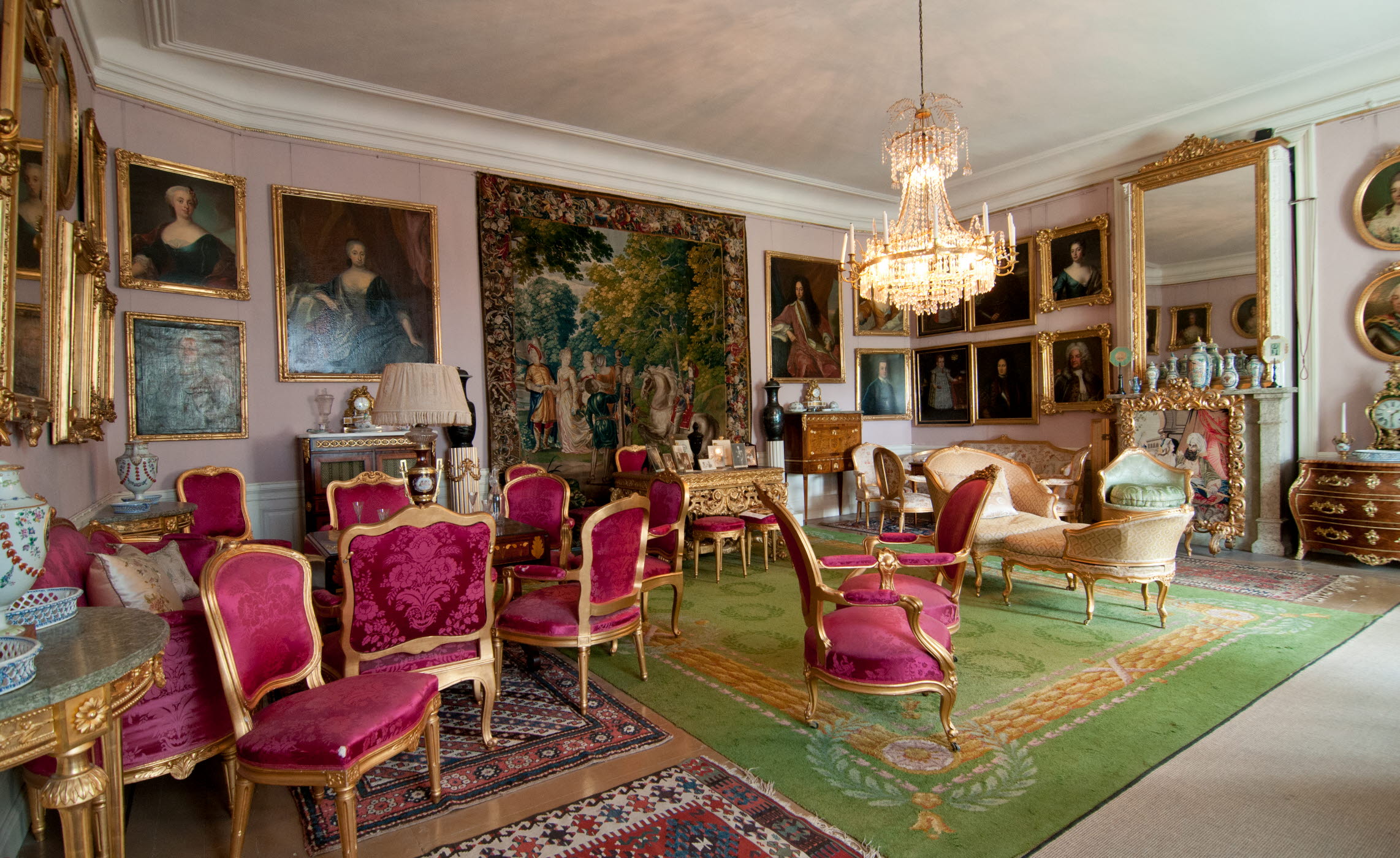 Löfstad slott interiör.