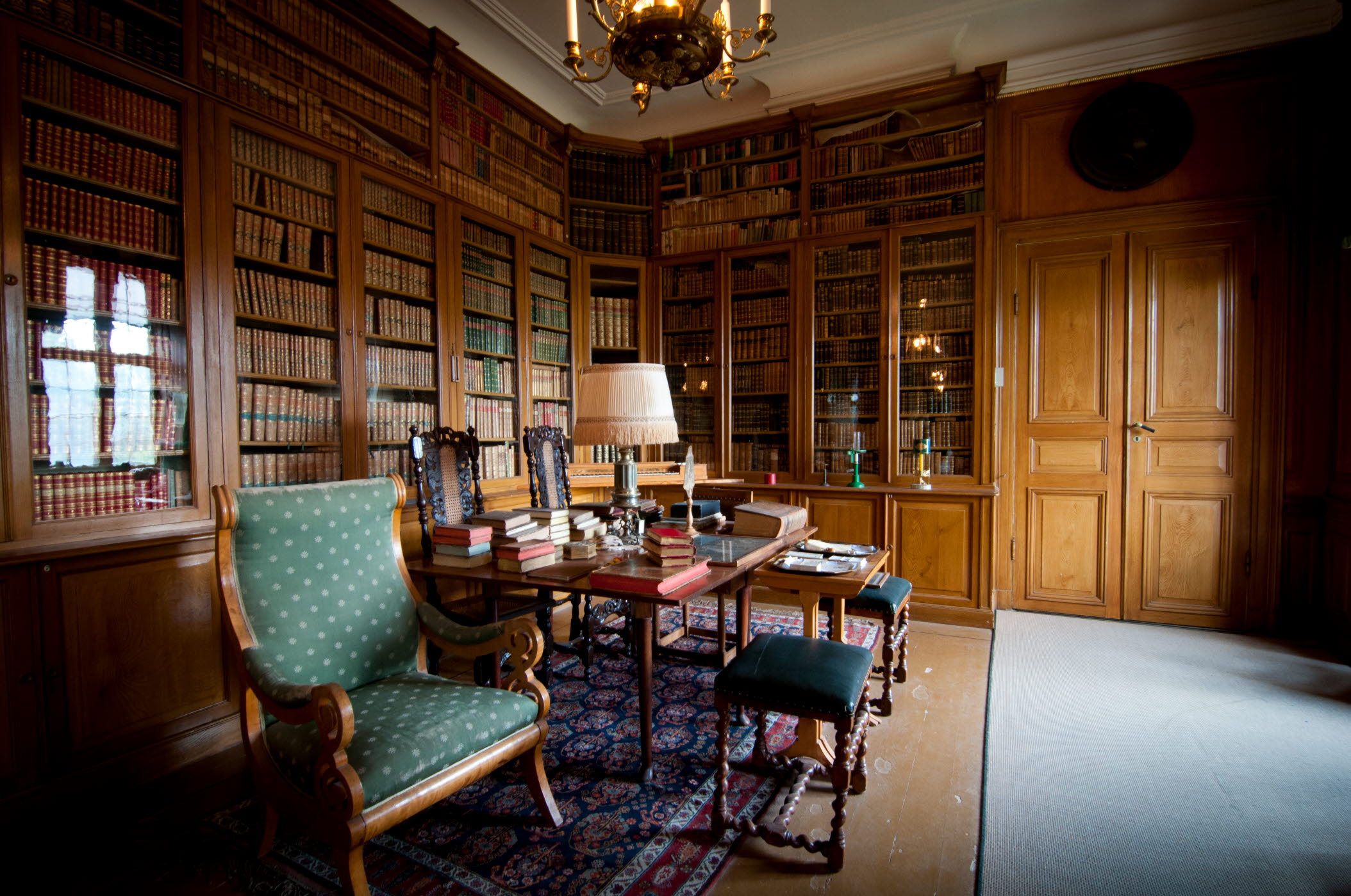 Löfstad slott interiör.