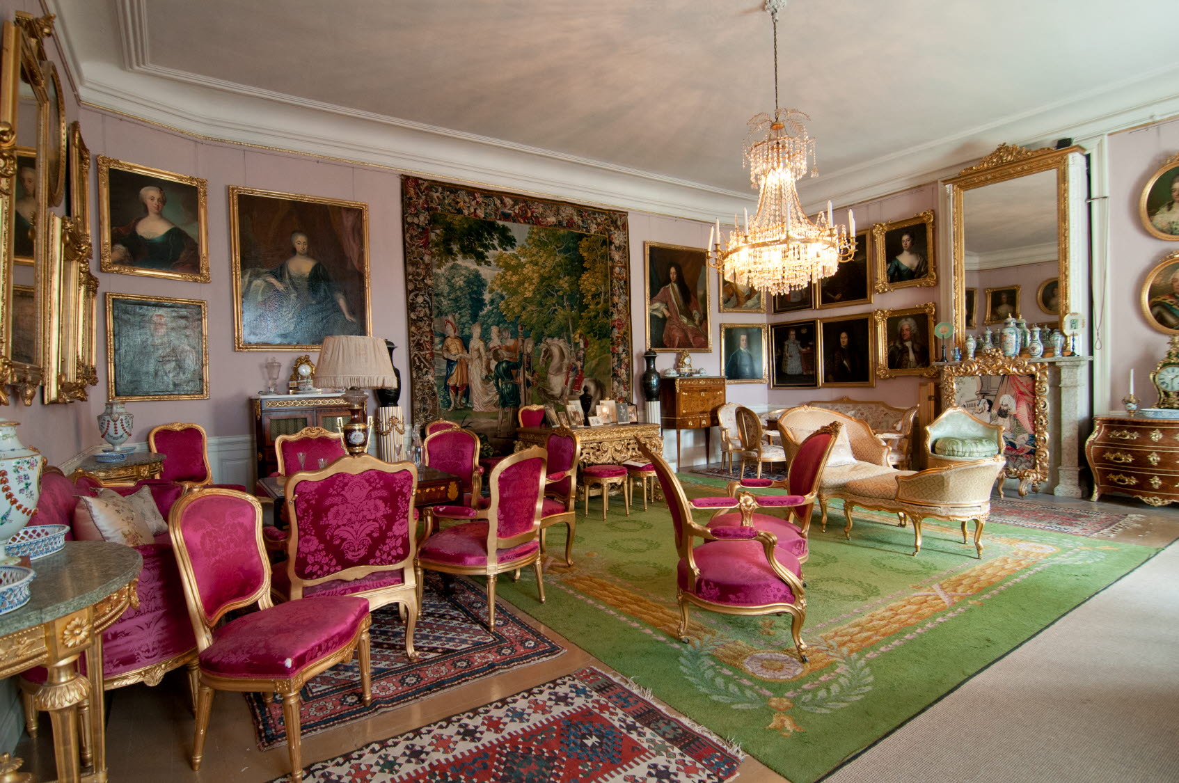 Löfstad slott interiör.